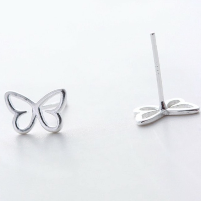 Khuyên tai nữ mạ bạc 925 nhẹ nhàng hàn quốc chính hãng trang sức CINLA KT014
