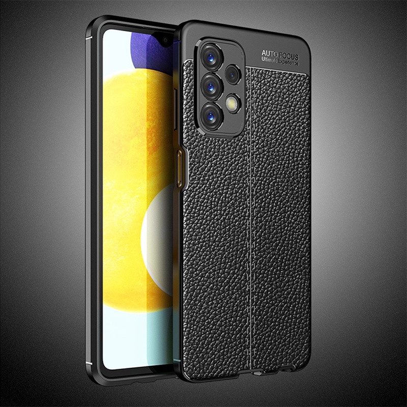 Dành Cho Samsung Galaxy A53 A33 A23 5G Slim TPU Da Họa Tiết Bao Da Chống Trầy Xước Chống Sốc
