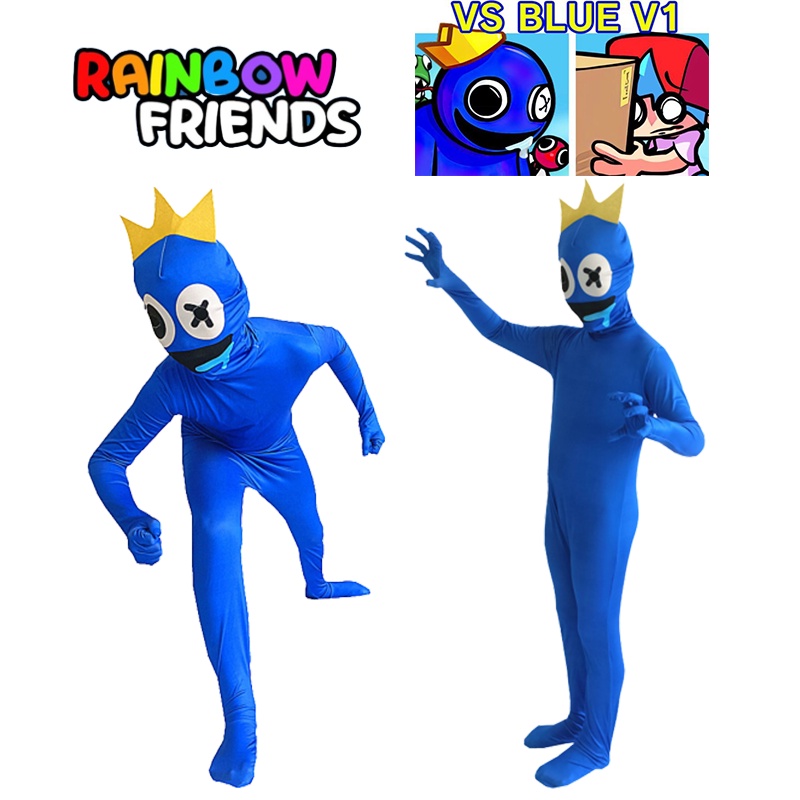 [Hot] Roblox Rainbow Friends Trang Phục Hóa Trang Trẻ Em Người Lớn Áo liền quần Mặt nạ Halloween Trẻ Em Người Lớn Trò Chơi Nhập Vai Tiệc Halloween