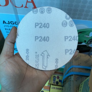 Combo 10 miếng Giấy giáp dính tròn phi 125 các cỡ - Kim Khí Dung Anh