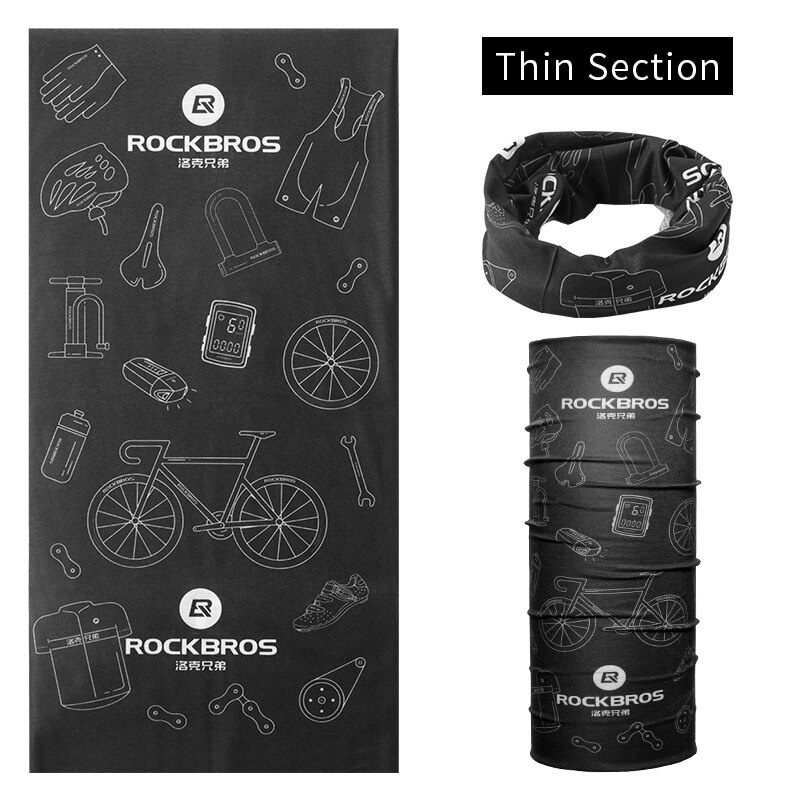 [Mã CLS2403F giảm 30k đơn 150k] Khăn choàng cổ ROCKBROS đa năng thích hợp cho thể thao xe đạp