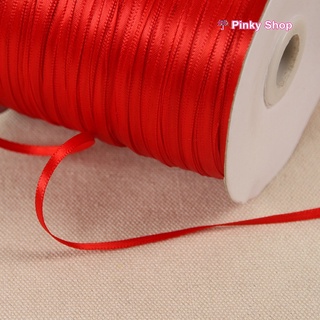 Ruy Băng Lụa Hẹ 3mm Satin Vải Cuộn 500 Yard Ống 450 Mét Đa Dạng Màu Sắc Làm Phụ Kiện Handmade, Kẹp Tóc, Làm Nơ, Gói Hoa