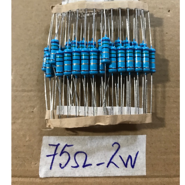 Bảng thông số kỹ thuật của một số Điện Trở 75 Ohm