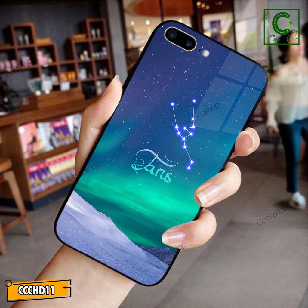 Ốp lưng iphone mặt kính cung hoàng đạo - Cung Kim Ngưu - 6/6plus/6s/6splus/7/7plus/8/8plus/x/.....