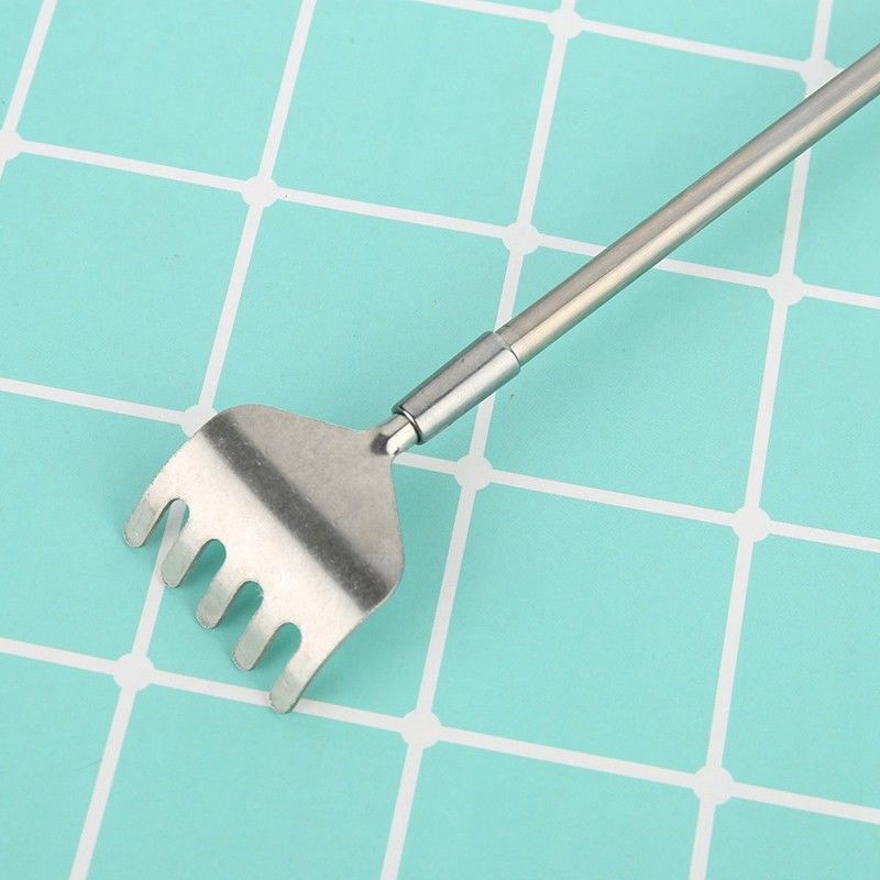 Combo 2 Gậy gãi lưng inox rút gọn kéo dài tiện lợi