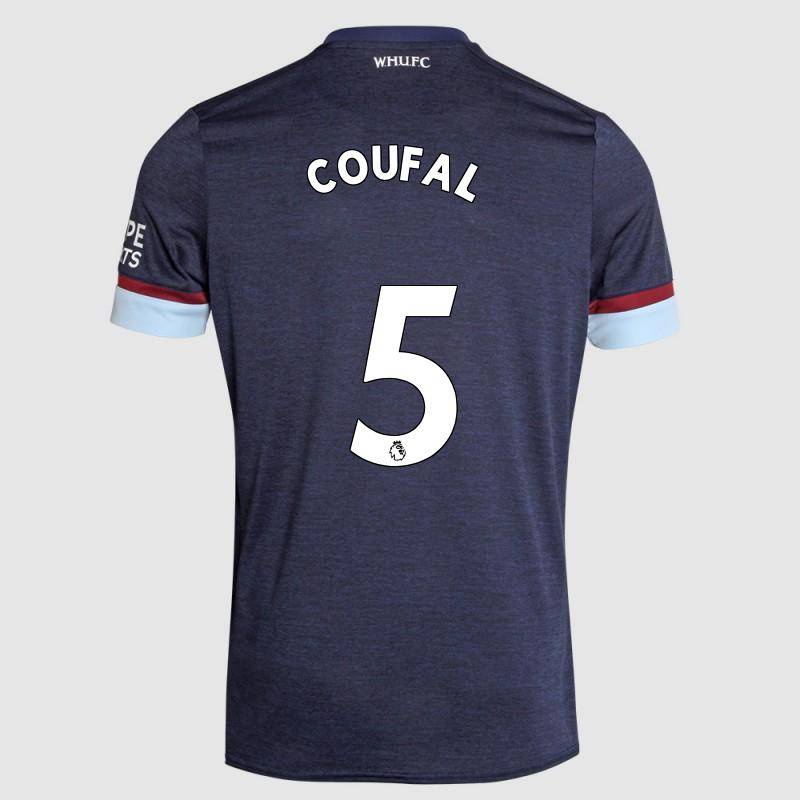 SY3 2021-2022 West Ham United Sân Khách Áo Bóng Đá Antonio Rice Coufal Bowen