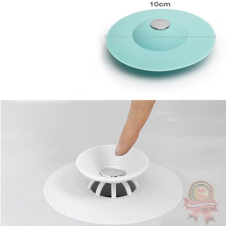 Nắp chặn lọc rác bồn rửa bát silicon ngăn mùi chống tắc cống | Shopee ...