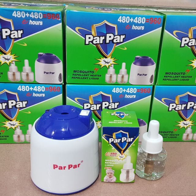Máy xông tinh dầu kiêm máy đuổi muỗi PARPAR tặng kèm 1 lọ tinh dầu 40ml