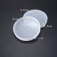 Flgo 3 Gương Vuông Tròn Khuôn Silicon DIY Nổi Bật Pha Lê Nhựa Epoxy Khuôn