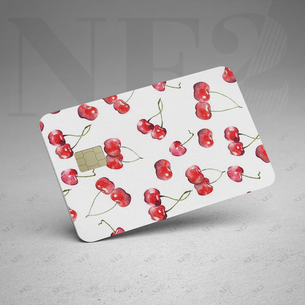 Miếng Dán Trang Trí COLORFUL FRUITS - Sticker Thẻ ATM (Thẻ Chung Cư, Thẻ Xe, Debit, Credit) NF2