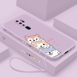 Ốp Điện Thoại Silicon Mềm Họa Tiết Hoạt Hình Dễ Thương Cho Oppo a9 2020 a5 2020 a16 a16k a54 a74 a94