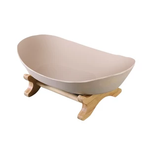 Giỏ Đựng Trái Cây Khung Gỗ Đứng Nhiều Lớp Kẹo Ăn Nhẹ Đĩa Trái Cây Kệ Bàn Trang Trí