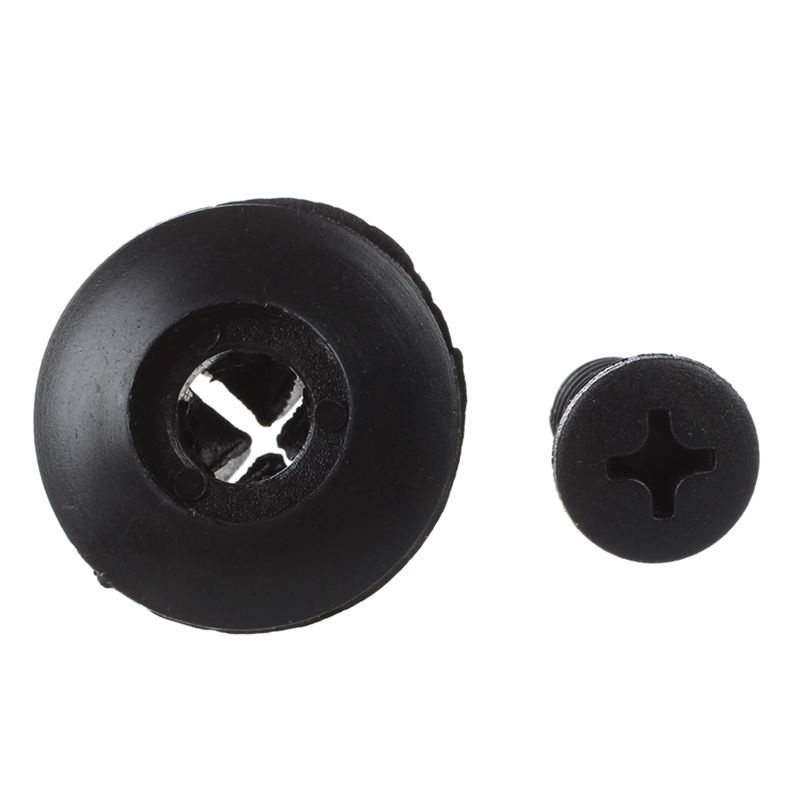 20 Chiếc 8 Mm Lỗ Đẩy Trong Mở Rộng Vít Bảng Kẹp Nhựa Đinh Tán Đen