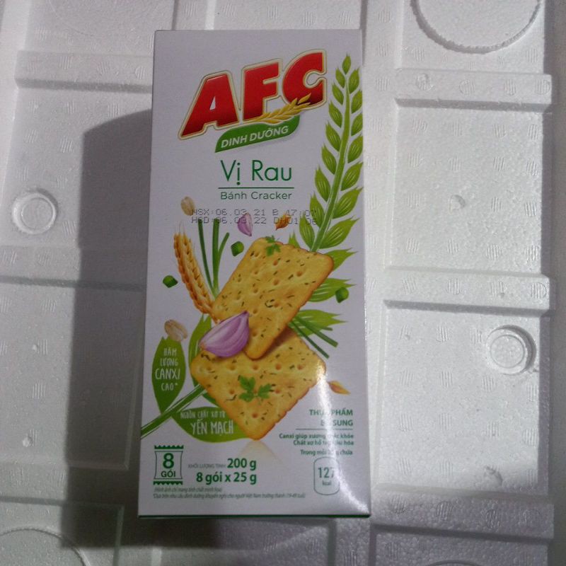 BÁNH AFC VỊ RAU HỘP 200G | Shopee Việt Nam