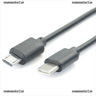Set 2 Dây Cáp Chuyển Đổi Từ Type-C Sang Micro Usb Otg