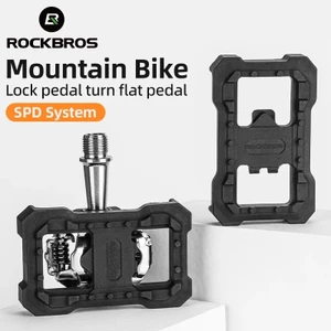 ROCKBROS Bàn Đạp Phẳng Adapter Cho Shimano SPD Speedplay Đi Xe Đạp Bàn Đạp Xe Đạp Leo Núi Nylon Bàn Đạp Miếng Lót Đi Thiết Bị Phụ Kiện