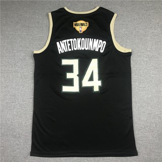 Áo jersey cổ điển Milwaukee Bucks số 34 Antetokounmpo - Phiên bản kỷ niệm