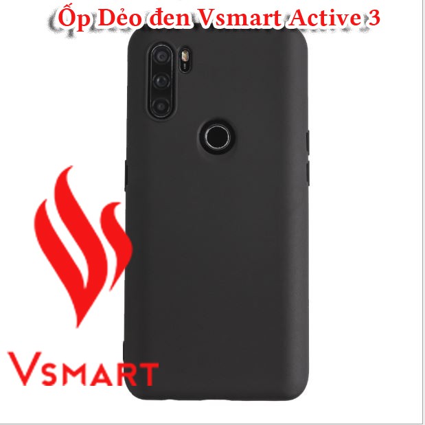 Ốp dẻo đen TPU Vsmart Active 3