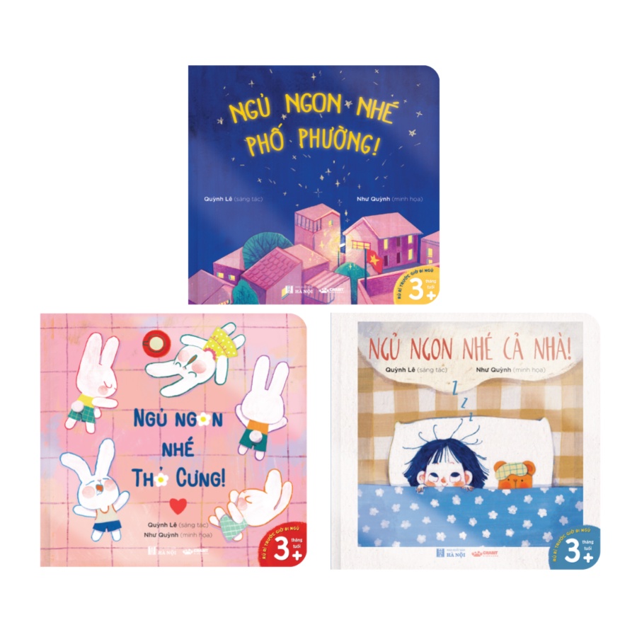 Ảnh Sách kỹ năng - Đi ngủ nào bé ngoan ơi - Bộ 3 cuốn ( 0-3 tuổi) - Crabit Kidbooks 1
