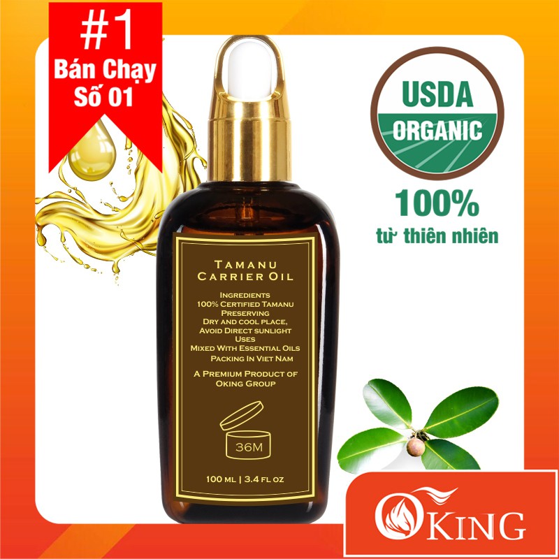 Dầu Mù u nguyên chất (Tamanu) 100ml | Oking Việt Nam