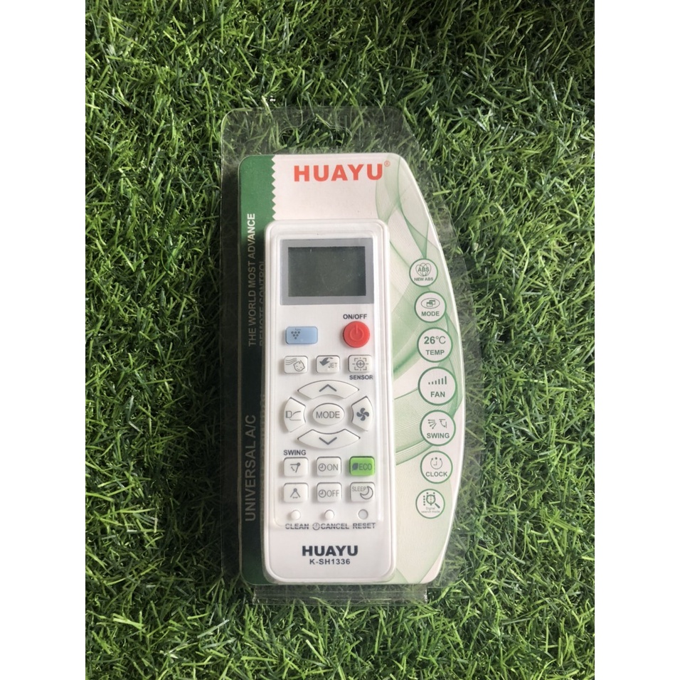 Điều khiển điều hòa SHARP đa năng HUAYU K-SH1336 dùng được cho gần nhiều mẫu máy lạnh sharp hiện nay