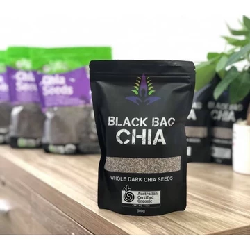 [SET 10 bịch] Hạt Chia Black Bag Chia Bịch 500g RẤT TỐT CHO THAI PHỤ- GIẢM CÂN HIỆU QUẢ- Hạt Chia Đen