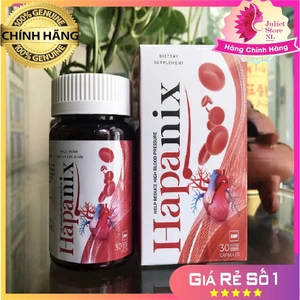CHÍNH HÃNG HAPANIX VIÊN UỐNG HỖ TRỢ SỨC KHỎE HUYẾT ÁP, PHÒNG NGỪA ĐỘT QUỴ TIM MẠCH,GIẢM MỠ MÁU ỔN ĐỊNH ĐƯỜNG HUYẾT