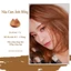 Thuốc nhuộm tóc màu Nâu Cam 100ML màu nhuộm lên chuẩn tone chống sót da đầu