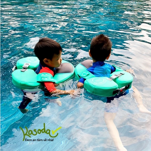 Phao bơi không bơm hơi cho bé từ 8 tháng 1 2 3 4 tuổi phao tập bơi chống lật Mambobaby