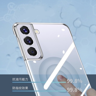 Ốp Lưng Trong Suốt Không Khung Cho Samsung Galaxy S24 S23 S22 Plus S21 Ultra S21 FE Ốp Lưng Nhựa Cứng Trong Suốt Mỏng Cho Note 20 Ultra S20 Plus T01