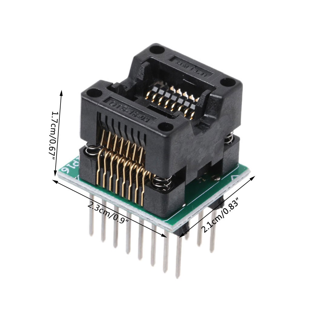 Ổ cắm IC chuyển đổi SOP16 sang DIP16 chuyên dụng chất lượng cao