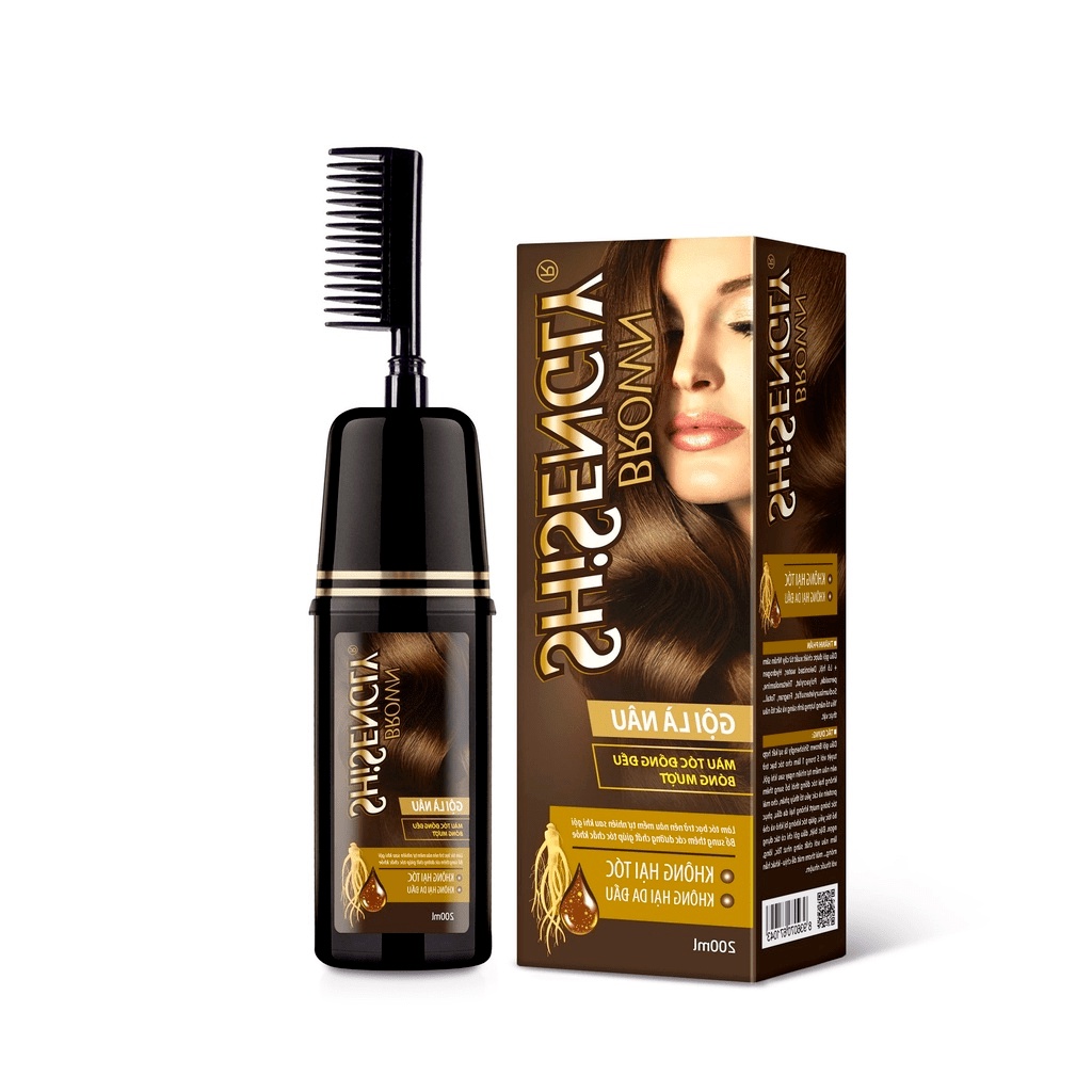 Dầu Gội Phủ Nâu Cao Cấp SHISENGLY Làm Nâu Tóc & Giảm Rụng Tóc - Hàng Chính Hãng - 200ML