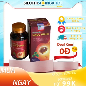 ✅ HOẠT HUYẾT NGỌC THANH LỌ 60V - Bổ Não, Cải Thiện Tình Trạng Thiếu Máu Não