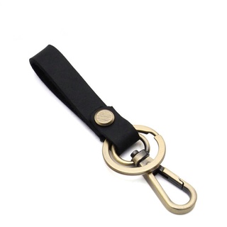 Móc chìa Khoá Da Bò Thật - Handmade 100% - Khoá Đồng _DN5021