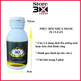 Phục Hồi Nhựa Nhám 3x Clean 50ml