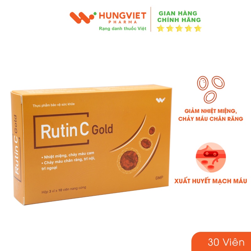 Thuốc Rutin C Gold có thể giúp giảm nguy cơ xuất huyết mạch máu như thế nào?
