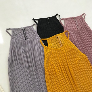 Đầm Maxi Không Tay Dáng Rộng Phong Cách Hàn Quốc Mới