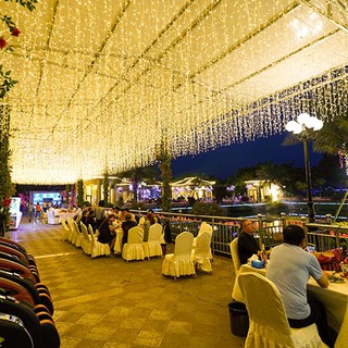 Đèn Led rủ Thả Mành Cao Cấp 6m 8m 12m 16m  trang trí lễ hội (ducphong)