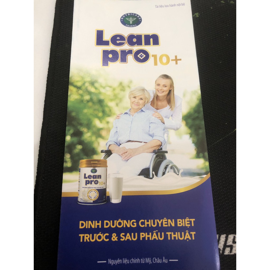 Sữa LEAN PRO 10+ 400gr - DINH DƯỠNG CHUYÊN BIỆT CHO BỆNH NHÂN TRƯỚC VÀ SAU PHẪU THUẬT