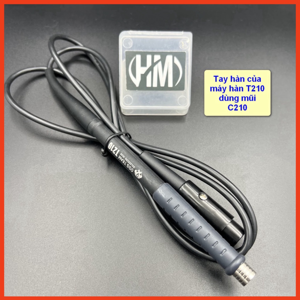 Tay hàn thay thế trạm hàn thiếc OSSTEAM T210, dùng mũi hàn C210