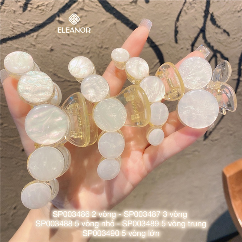 Kẹp tóc nữ càng cua Eleanor Accessories thiết kế hình tròn phụ kiện tóc kẹp tóc 3486