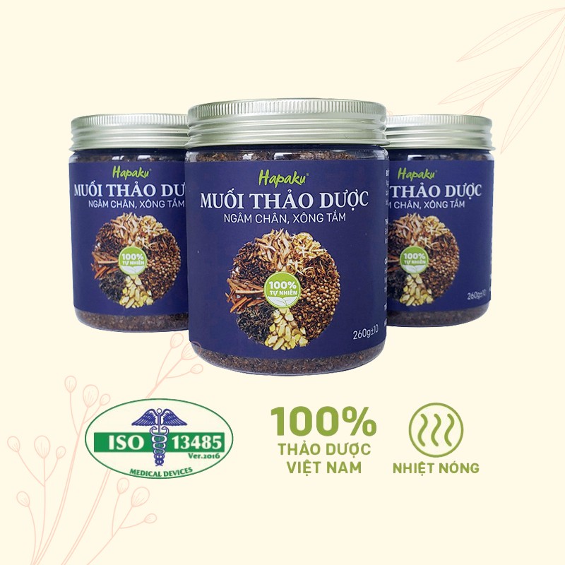 Ảnh Muối Ngâm Chân Thảo Dược Hapaku 260g - Giảm Đau Mỏi, Giúp Thư Giãn, Ngủ Ngon 3