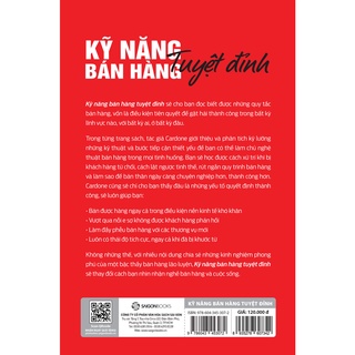 Sách - Kỹ Năng Bán Hàng Tuyệt Đỉnh: Bí Quyết Sinh Tồn Trong Ngành Sales (Sell Or Be Sold) - Grant Cardone
