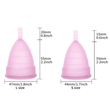 Cúp kinh nguyệt silicone y tế thời trang dành cho nữ giới, dụng cụ vệ sinh phụ nữ tái sử dụng, cốc kinh nguyệt