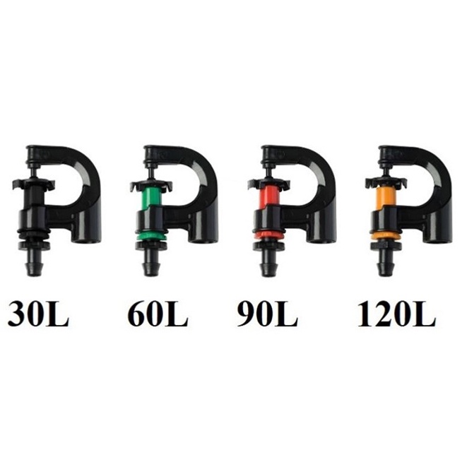 10 [10 cái ] Béc tưới cây G5 cải tiến phun mưa tưới gốc chống côn trùng-tùy chọn chân kết nối
