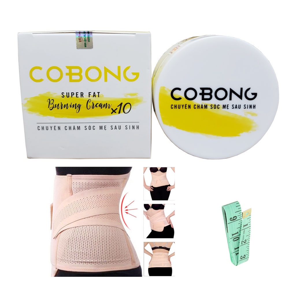 Ảnh BỘ 2 HỘP Kem Tan Mỡ Cô Bông 150g Giảm Mỡ Bụng Kèm Thước Dây, Kèm quà tặng 3