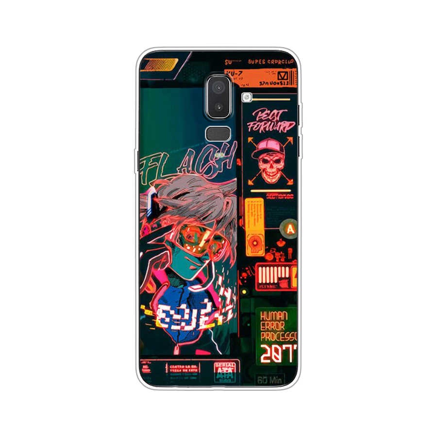 Ốp Điện Thoại TPU Dẻo In Họa Tiết Độc Đáo Thời Trang Cho Samsung Galaxy j7 pro j5 2017 J8 2018 A01