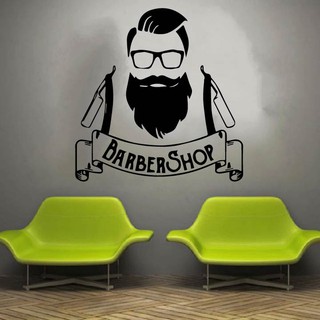 Decal Trang trí Barber, Salon cắt tóc, tạo điểm nhấn, thu hút khách hàng P5