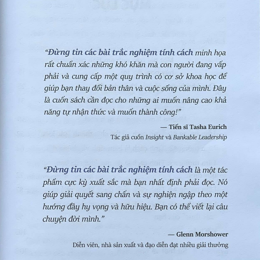 SÁCH: Đừng tin các bài trắc nghiệm tính cách (Personality isn’t permanent) - Tác giả Benjamin Hardy