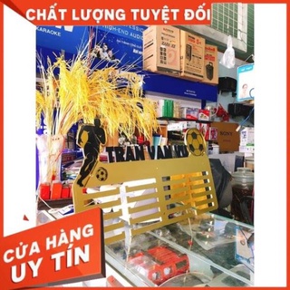 [FreeShip] (Hot) Giá treo huy chương Bóng đá 5 tầng. kt 58x35 Cm chữ Đen mờ sang chảnh